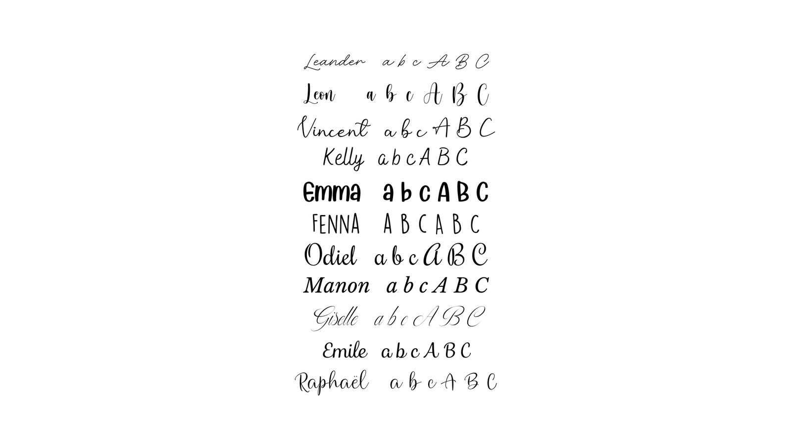 Lettertypes – Little Subliem